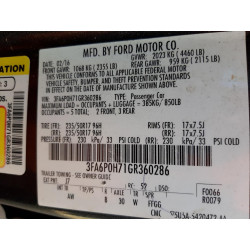 2016 FORD FUSION