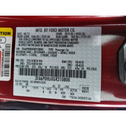 2016 FORD FUSION