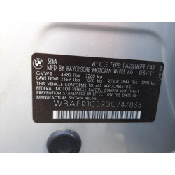 2011 BMW 5 SERIES