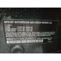 2012 BMW 5 SERIES