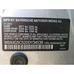 2013 BMW 5 SERIES