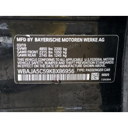 2019 BMW 5 SERIES
