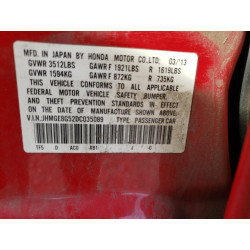 2013 HONDA FIT