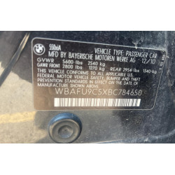 2011 BMW 5 SERIES
