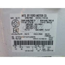 2012 FORD F-150