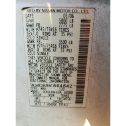 2006 NISSAN PATHFINDER