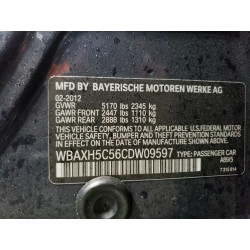 2012 BMW 5 SERIES