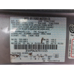 2007 FORD FUSION