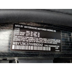 2017 BMW I SERIES