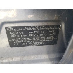 2007 HYUNDAI SONATA