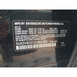 2012 BMW X5