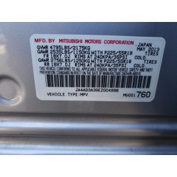 2014 MITSUBISHI OUTLANDER