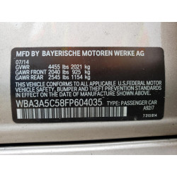 2015 BMW 3 SERIES
