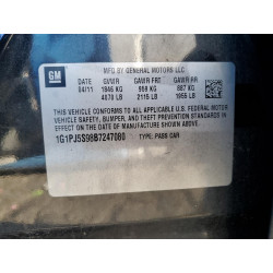 2011 CHEVROLET CRUZE