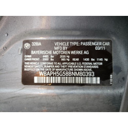 2011 BMW 3 SERIES