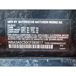 2012 BMW 3 SERIES