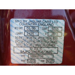 1999 JAGUAR XJR