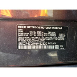 2021 BMW X5 5UXCR4C05M9H32830 47617165