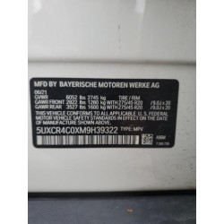 2021 BMW X5 5UXCR4C0XM9H39322 47136385