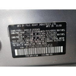 2009 SUBARU FORESTER