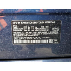 2021 BMW X5 5UXJU4C03M9E52555 48171365