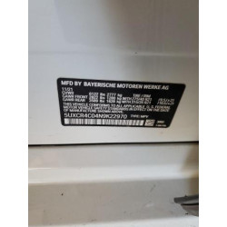 2022 BMW X5 5UXCR4C04N9K22970 50420305