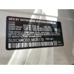 2020 BMW X5 5UXCR4C02L9B36170 50905635