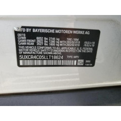 2020 BMW X5 5UXCR4C05LLT18624 48844005