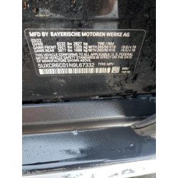 2022 BMW X5 5UXCR6C01N9L67332 53049685