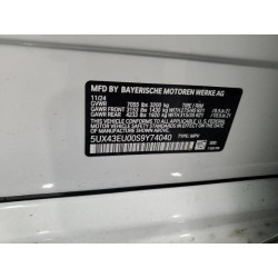 2025 BMW X5 5UX43EU00S9Y74040 45744875