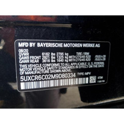 2021 BMW X5 5UXCR6C02M9D80334 49336725