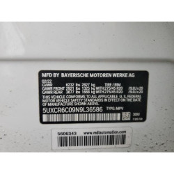 2022 BMW X5 5UXCR6C09N9L36586 47179725