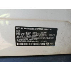 2020 BMW X5 5UXCR4C07LLW64352 52104195