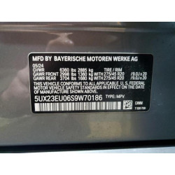 2025 BMW X5 5UX23EU06S9W70186 43744645