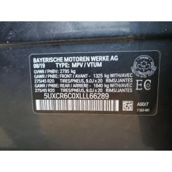 2020 BMW X5 5UXCR6C0XLLL66289 48292105