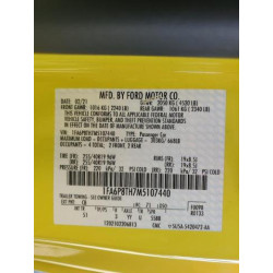 2021 FORD ALL Models 1FA6P8TH7M5107440 52035795