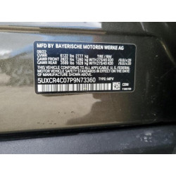 2023 BMW X5 5UXCR4C07P9N73360 51128055