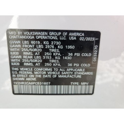 2023 VOLKSWAGEN ATLAS 1V2HR2CA6PC531607 54721435