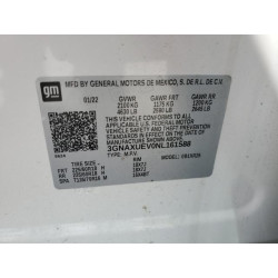 2022 CHEVROLET EQUINOX 3GNAXUEV0NL161588 72419404