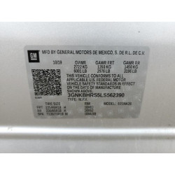 2020 CHEVROLET BLAZER 3GNKBHRS5LS562390 55056475