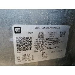 2022 GMC ACADIA 1GKKNLLSXNZ138581 48531025