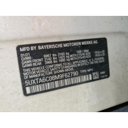 2021 BMW X5 5UXTA6C08M9F62790 53031415