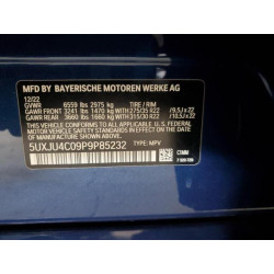 2023 BMW X5 5UXJU4C09P9P85232 55778445