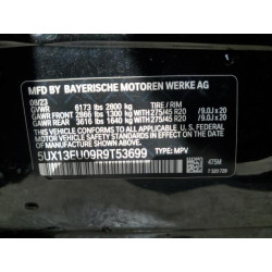 2024 BMW X5 5UX13EU09R9T53699 51237534