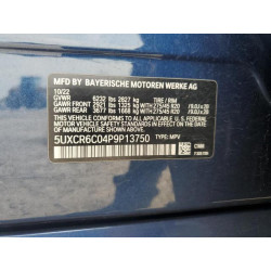 2023 BMW X5 5UXCR6C04P9P13750 53723525