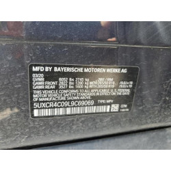 2020 BMW X5 5UXCR4C09L9C69069 56543425