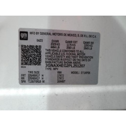 2023 CHEVROLET EQUINOX 3GNAXHEG2PL251207 48768095