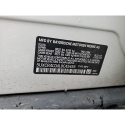 2020 BMW X5 5UXCR4C04L9C45455 89016545