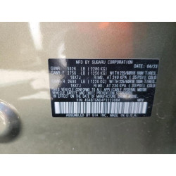 2023 SUBARU OUTBACK 4S4BTGND4P3223084 54957795