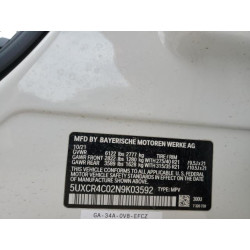2022 BMW X5 5UXCR4C02N9K03592 54924045